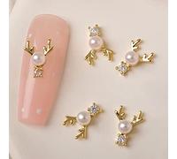 Rhinestoni di Natale 3D Nicola rivetti in metallo decorazioni