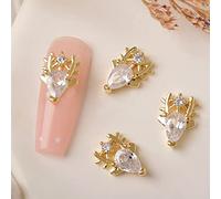 Rhinestoni di Natale 3D Nicola rivetti in metallo decorazioni