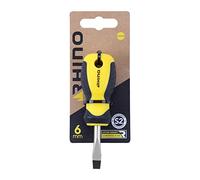 RHINO 15312 - Mini 6 x 25 mm, cacciavite a pollice piatto, lama in acciaio S2, impugnatura ergonomica, punta magnetica, uso professionale, diverse misure disponibili, NC, 6 x 25 mm