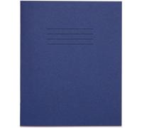 Rhino 20.3x16.5cm Esercizio Libri - 48 Pagine - 8mm Foderato Con Margine - Blu o