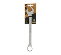 Rhino 2142 - Set di serraggio, anello e chiave a forcella combinati, diametro 22 mm, alta qualità, realizzato in acciaio (cromo vanadio di cromo), diverse misure disponibili, NC
