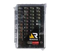 RHINO 22832 - Set cacciaviti corti, 42 pezzi, con porta punta in acciaio S2 colori