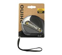 Rhino 46232 - Nastro da 8 m, con punta magnetica (magnete) con doppio stop-gancio per cintura-standard EU Mid Class II-lunghezza 8 m x larghezza 25 mm-garanzia 5 anni, NC, 25 mm