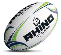 Rhino Cyclone Rugby Training Ball 4 White 4 White