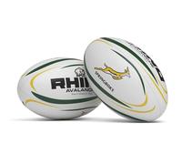 Rhino Pallone da rugby SA Avalanche bianco/verde/oro, misura 5