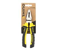 RHINO - Pinza universale da 175 mm con forte demoltiplicazione - Realizzato in acciaio di alta qualità - Taglio e serra, manico ergonomico bimateriale - Garanzia a vita - Varie misure disponibili