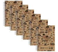 Rhino Quaderno A6 riciclato Save the Notebook, confezione da 6