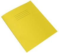 RHINO - Quaderno da 48 pagine, confezione da 10 pezzi, colore: Giallo