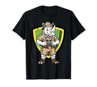 Rhino Safari Explorer Wildlife Sudafrica Maglietta