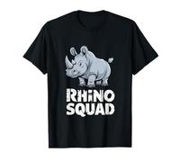 Rhino Squad, abbigliamento casual per amanti degli animali safari Maglietta