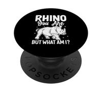 Rhino tu sei, ma cosa sono io PopSockets PopGrip Adesivo