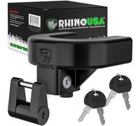 Rhino USA Kit di Blocco per Gancio di Traino per Rimorchi da 5.87cm (59mm) 2-5/16 Pollici - Serratura di Sicurezza per Coppia Antifurto Rimorchio per Camper, Caravan, Barca -Serratura Rimorchio Gancio