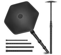 Rhino Valley Asta di Supporto per Borsa da Golf, Asta Rigida in Alluminio Asta Regolabile per Borsa da Viaggio Accessori per Borsa da Golf Asta Porta Borsa Asta di Supporto per Sacca da Golf,Nero