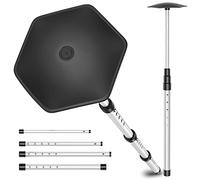 Rhino Valley Supporto telescopico per borsa da golf, asta di supporto per borsa da viaggio regolabile in lega di alluminio con coperchio superiore, accessorio per borsa di protezione supporto da golf,