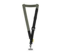 RHINOSHIELD 2-in-1 Ultra Phone Lanyard | Crossbody Wrist Strap, Easy to Adjust, Additional loop to hang Airpods, Keys and Card Case, Urban Outdoor Straps (Lanyard Card Included) - Military Green