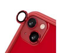 RhinoShield 9H Tempered Glass Camera Lens Protectors Compatible with [iPhone 13 mini / 13] | Impact and Scratch Resistance, High Clarity, Explosion-Proof Protection, Anti-Fog Technology - Red