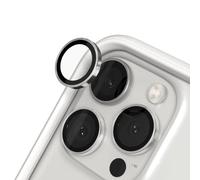 RhinoShield 9H Tempered Glass Camera Lens Protectors Compatible with [iPhone 16 Pro / 16 Pro Max] Impact and Scratch Resistance, High Clarity, Explosion-Proof Protection, Anti-Fog Technology - Silver