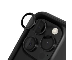 RHINOSHIELD 9H Tempered Glass Camera Lens Protectors Compatible with [iPhone 16 Pro / 16 Pro Max] | Impact and Scratch Resistance, High Clarity, Explosion-Proof Protection, Anti-Fog Technology - Black