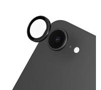 RhinoShield 9H Tempered Glass Camera Lens Protectors Compatible with [iPhone 16e] | Impact and Scratch Resistance, High Clarity, Explosion-Proof Protection, Anti-Fog Technology - Black