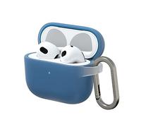 RhinoShield AirPods Case with Carabiner Compatible with Apple [Airpods 3] | Military Grade Drop Protection, Scratch Resistant, Wireless Charging - [Royal Blue, Standard Set]