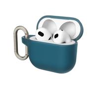 RHINOSHIELD AirPods Case with Carabiner Compatible with Apple [AirPods 4] | Military Grade Drop Protection, Scratch Resistant, Wireless Charging - Ocean Blue, Standard Set