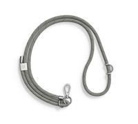 RhinoShield Braided Crossbody Phone Lanyard | Easy to Adjust, Additional loop to hang Airpods, Keys and Card Holders, Durable Strap, Multiple Colors, Made of Recycled Materials - Ultimate Gray