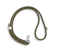 RhinoShield Braided Crossbody Phone Lanyard | Easy to Adjust, Additional loop to hang Airpods, Keys and Card Holders, Durable Strap, Multiple Colors, Made of Recycled Materials - Olive Green