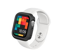RHINOSHIELD Bumper Case Compatible with Apple Watch SE & Series 6/5 / 4 [40mm] | Slim Protective Cover - Lightweight, Shock Absorbent and Non-Slip - Classic Black