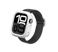 RHINOSHIELD Bumper Case Compatible with Apple Watch series 10 [46mm] | Slim Protective Cover - Lightweight and Shock Absorbent, Non-Slip - White