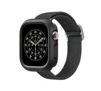 RhinoShield Bumper Case Compatible with Apple Watch Series 11/10 [42mm] | Slim Protective Case, Lightweight and Shock Absorbent - Black