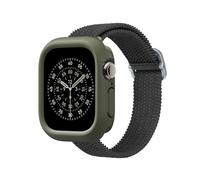RhinoShield Bumper Case Compatible with Apple Watch Series 11/10 [42mm] | Slim Protective Case, Lightweight and Shock Absorbent - Seaweed Green