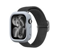 RhinoShield Bumper Case Compatible with Apple Watch Series 11/10 [46mm] | Slim Protective Case, Lightweight and Shock Absorbent - Ash Grey
