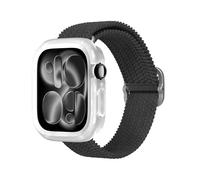 RhinoShield Bumper Case Compatible with Apple Watch Series 11/10 [46mm] | Slim Protective Case, Lightweight and Shock Absorbent - Transparent