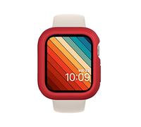 RHINOSHIELD Bumper Case Compatible with Apple Watch Series 8/7 [41mm] | Slim Protective Cover - Lightweight and Shock Absorbent - Red