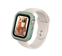 RhinoShield Bumper Case Compatible with Apple Watch Series 9/8 / 7 [45mm] | Slim Protective Case, Lightweight and Shock Absorbent - Sage Green
