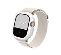 RhinoShield Bumper Case Compatible with Apple Watch Ultra 3 / Ultra 2 / Ultra [49 mm] | Slim Protective Cover - Lightweight, Shock Absorbent, Non-Slip - Classic White