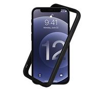 RhinoShield Bumper Case compatible with [iPhone 12 mini] | CrashGuard NX - Shock Absorbent Slim Design Protective Cover 3.5M / 11ft Drop Protection - Black