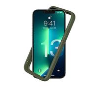 RhinoShield Bumper Case compatible with [iPhone 13/13 Pro] | CrashGuard NX - Shock Absorbent Slim Design Protective Cover 3.5M / 11ft Drop Protection - Camo Green