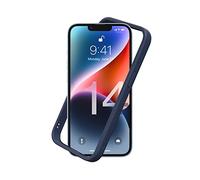 RhinoShield Bumper Case Compatible with [iPhone 14] | CrashGuard NX - Shock Absorbent Slim Design Protective Cover 3.5M / 11ft Drop Protection - Navy Blue