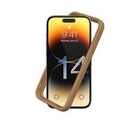 RhinoShield Bumper Case Compatible with [iPhone 14 Pro] | CrashGuard NX - Shock Absorbent Slim Design Protective Cover 3.5M / 11ft Drop Protection - Antique Bronze