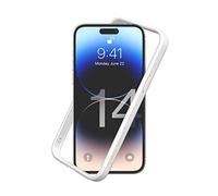 RhinoShield Bumper Case Compatible with [iPhone 14 Pro Max] | CrashGuard NX - Shock Absorbent Slim Design Protective Cover 3.5M / 11ft Drop Protection - White