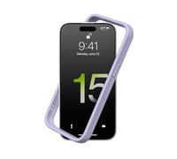 RhinoShield Bumper Case Compatible with [iPhone 15 Plus] | CrashGuard - Shock Absorbent Slim Design Protective Cover 3.5M / 11ft Drop Protection - Lavender