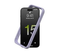 RhinoShield Bumper Case Compatible with [iPhone 15 Pro Max] | CrashGuard - Shock Absorbent Slim Design Protective Cover 3.5M / 11ft Drop Protection - Lavender