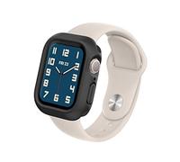 RhinoShield Bumper Case Compatible with Apple Watch Series 9/8 / 7 [41mm] | Slim Protective Cover - Lightweight, Shock Absorbent and Non-Slip - Classic Black