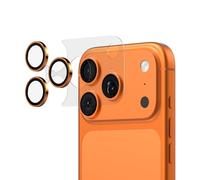 RhinoShield Orange Camera Lens Protectors + Lens Base Protector Compatible with [iPhone 17 Pro] | All Round Protection, Scratch Resistant, Alignment Tool Included
