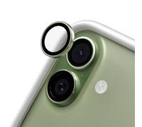 RhinoShield Camera Lens Protectors Compatible with [iPhone 17/16 Plus / 16] | 9H Tempered Glass Protector - Impact and Scratch Resistance, High Transparency, Explosion-Proof Protection - Light Green