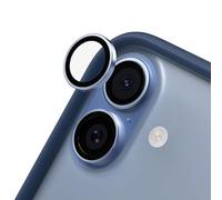 RhinoShield Camera Lens Protectors Compatible with [iPhone 17/16 Plus / 16] | 9H Tempered Glass Protector - Impact and Scratch Resistance, High Transparency, Explosion-Proof Protection - Light Blue
