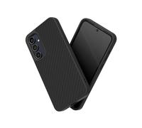 RhinoShield Case Compatible with [Galaxy A55] | SolidSuit - Shock Absorbent Slim Design Protective Cover with Premium Matte Finish 3.5M / 11ft Drop Protection -Carbon Fiber-Black