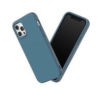 RhinoShield Case Compatible with [ iPhone 12/12 Pro] | SolidSuit - Shock Absorbent Slim Design Protective Cover with Premium Matte Finish 3.5M / 11ft Drop Protection - Ocean Blue