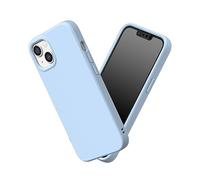 RhinoShield Case Compatible with [iPhone 13/14] | SolidSuit - Shock Absorbent Slim Design Protective Cover with Premium Matte Finish 3.5M / 11ft Drop Protection - Glacier Blue